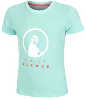 Wild Baseline Logo T-shirt Meisjes-Turkoois,Veelkleurig - 116