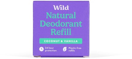 WILD Coconut and Vanilla Deodorant Refill 40g