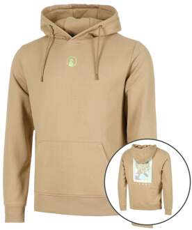 Wild Collage Sweater Met Capuchon Heren-Beige,Veelkleurig