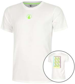 Wild Collage T-shirt Heren-Wit,Veelkleurig - S,M