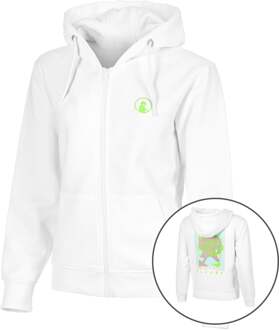 Wild Collage Zip Sportjas Dames-Wit,Veelkleurig - XS,S,M,L,XL,XXL