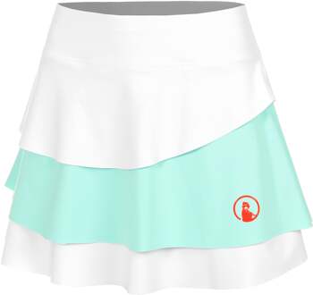Wild Flounce Rok Dames-Wit,Turkoois - XS,S,M,L,XL,XXL
