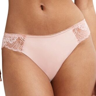 Wild Peony Florale Brazilian Knickers Roze,Grijs - 36,38,40,42,44,46