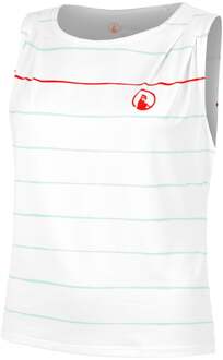 Wild Poach & Stripe Tanktop Dames-Wit,Turkoois - M