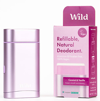 WILD Purple Deodorant Starterspakket - Kokos & Vanille