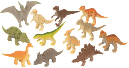 Wild Republic: 12 plastic Dinosaurussen
