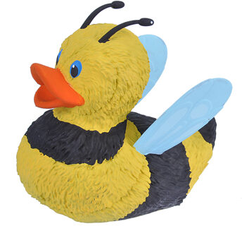 Wild Republic Badeend Honingbij Junior 10 Cm Geel/bruin