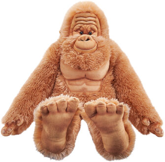 Wild Republic Bigfoot knuffel - 43 cm - pluche - wildeman - mythe - licht bruin