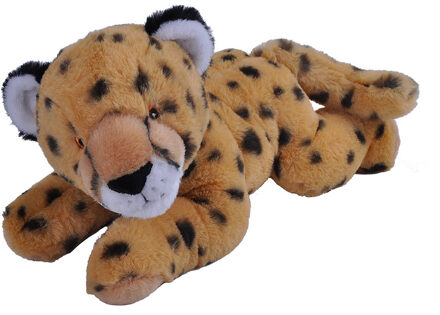 Wild Republic Eco-kins Jachtluipaard knuffel - 30 cm - pluche - Cheetah knuffeldier Multi