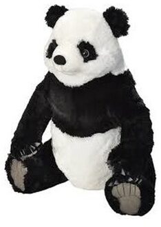 Wild Republic Grote pluche panda knuffel 60 cm Multi