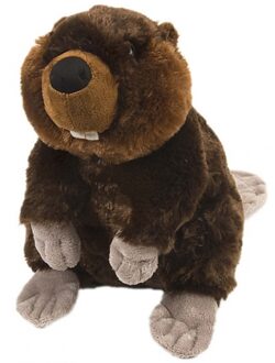 Wild Republic knuffel bever junior 30 cm pluche bruin