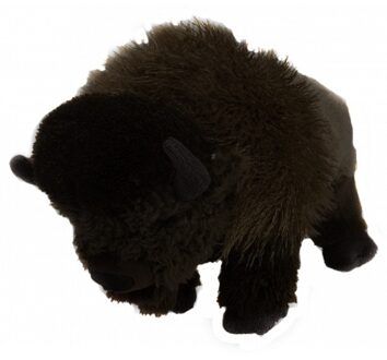 Wild Republic Knuffel Bison Junior 30 Cm Pluche Zwart/bruin