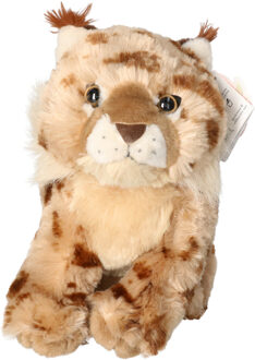 Wild Republic Knuffel Lynx - pluche - 30 cm - knuffeldier - dieren