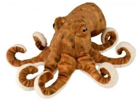 Wild Republic Knuffel Octopus Junior 30 Cm Pluche Oranje/beige