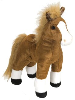 Wild Republic Knuffel Paard Junior 30 Cm Pluche Bruin/wit