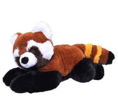 Wild Republic Knuffel Panda Ecokins Mini Junior 20 Cm Pluche Rood