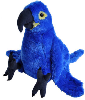 Wild Republic Knuffel Papegaai Junior 30 Cm Pluche Blauw