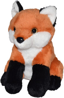 Wild Republic Knuffel Vos - pluche - knuffeldier - 13 cm Multi