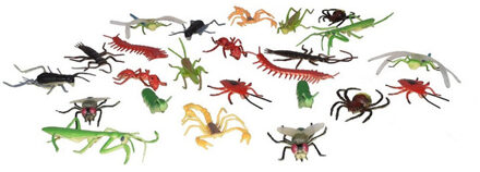 Wild Republic Plastic speelgoed insecten dieren speelset 24-delig