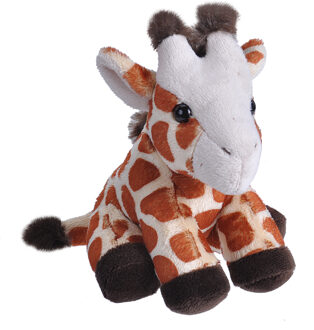 Wild Republic Pluche knuffel Giraffe van 13 cm - Knuffeldier Multikleur