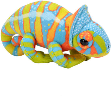 Wild Republic Pluche knuffel Kameleon van 13 cm Multi