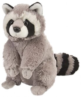 Wild Republic Pluche knuffel wasbeer - 30 cm - Wasberen dieren knuffels Multi