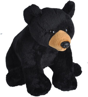 Wild Republic Pluche knuffel Zwarte beer van 20 cm