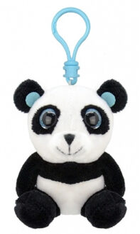 Wild Republic Pluche mini panda knuffel sleutelhanger 9 cm - Knuffel sleutelhangers