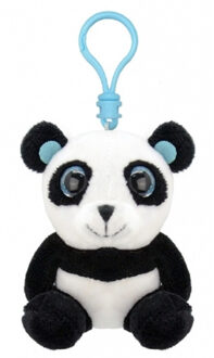 Wild Republic Pluche mini panda knuffel sleutelhanger 9 cm