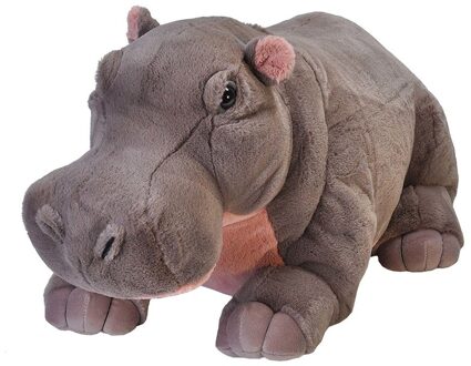 Wild Republic Pluche nijlpaard grote dierenknuffel 76 cm