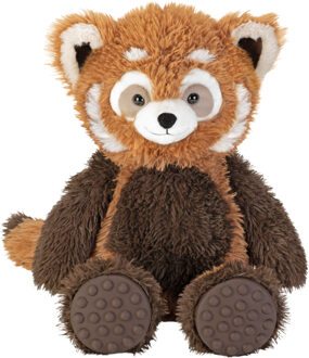 Wild Republic Pluche rode panda knuffel - 35 cm - zachte knuffels - bosdieren - beren knuffeldieren