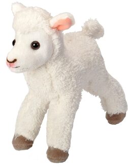 Wild Republic Pluche schaapje/lammetje knuffel 20 cm Multi