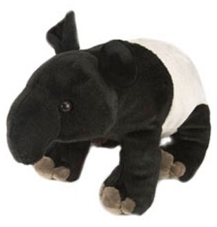 Wild Republic Pluche tapirs 30 cm - Knuffeldier Multikleur