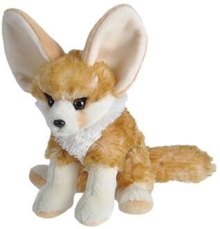 Wild Republic pluche woestijnvos - knuffel - 20 cm - Fennec vos - beige - dieren knuffels