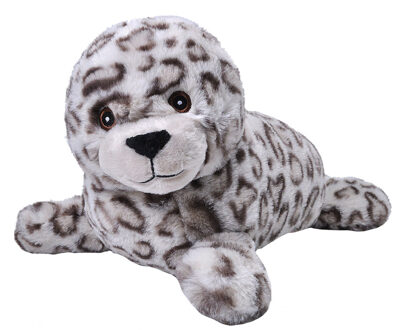 Wild Republic pluche zeehond knuffeldier - grijs - 30 cm - zeehonden - Knuffeldier