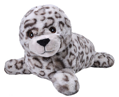 Wild Republic pluche zeehond knuffeldier - grijs - 30 cm - zeehonden