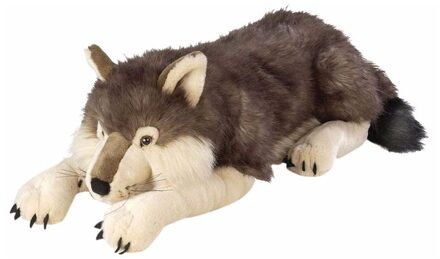 Wild Republic pluchen baby wolf - 76 cm Bruin