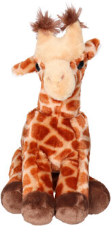 Wild Republic pluchen giraffe - 30 cm Bruin