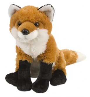 Wild Republic rode knuffel vos - pluche stof - 30 cm - Bosdieren knuffels