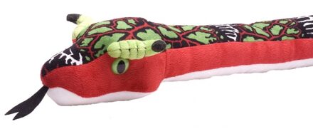 Wild Republic Speelgoed rode knuffel slang 137 cm Rood