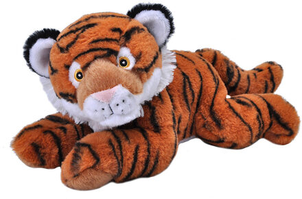 Wild Republic tijger knuffel - 30 cm - pluche - knuffeldieren - wilde dieren knuffels