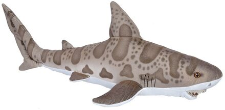 Wild Republic Zeedieren knuffels luipaard haai bruin 70 cm