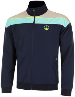 Wild Return Block Trainingsjack Heren-Donkerblauw,Veelkleurig - XS,S