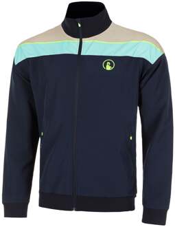 Wild Return Block Trainingsjack Heren-Donkerblauw,Veelkleurig - XXL