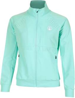 Wild Return Trainingsjack Dames-Turkoois,Wit - XS,S,M,L,XL,XXL