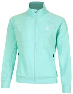 Wild Return Trainingsjack Dames-Turkoois,Wit - XS,S,M,L