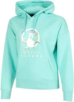 Wild Sketchy Sweater Met Capuchon Dames-Turkoois,Veelkleurig - XS,S,M,L,XL,XXL