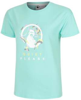 Wild Sketchy T-shirt Dames-Turkoois,Veelkleurig - XS,S,M