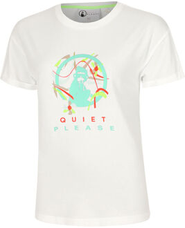 Wild Sketchy T-shirt Dames-Wit,Veelkleurig - XS,M,L,XL