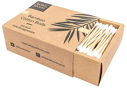 Wild & Stone Bamboo Wattenstaafjes - 200 stuks